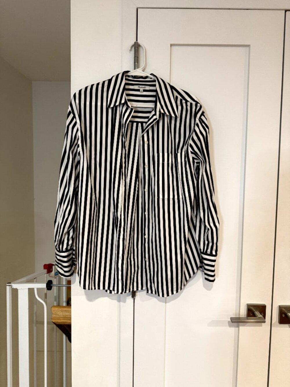Madewell Cotton Striped Button Down Shirt